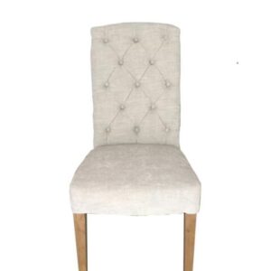 RISTO LINEN UPHOLSTERED DINING CHAIR