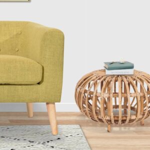 ISLA SIDE TABLE - 64X40 CM-NATURAL